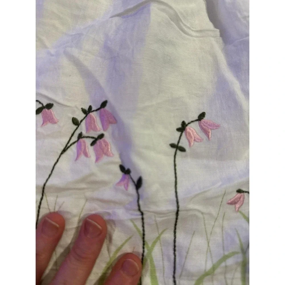 Beautiful‎ linen Y2K dress girls sz 2t